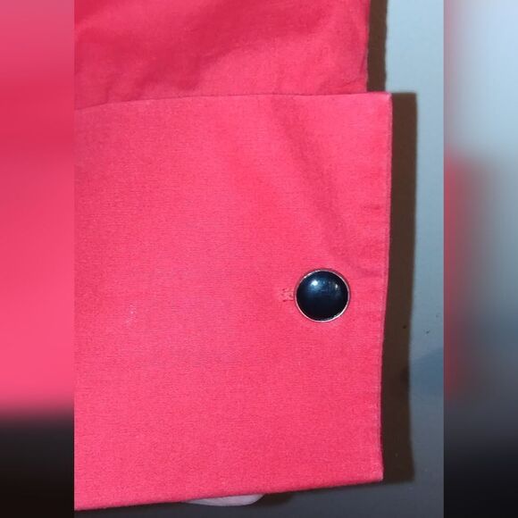 HARLEY DAVIDSON Womans Blingy/silver embroidered/long sleeve/with cufflinks sz L - Picture 4 of 8